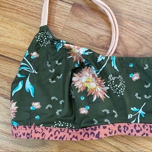 Victoria Secret bralette in Large cute floral and leopard print